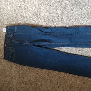 High rise straight jeans